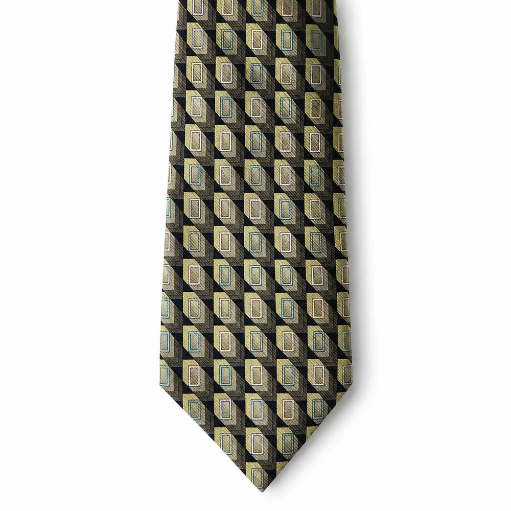 3/$20 Arrow Geometric 100% Silk Neck Tie